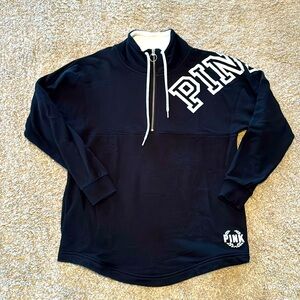 Victoria’s Secret Pink half zip sweatshirt. Size XS.